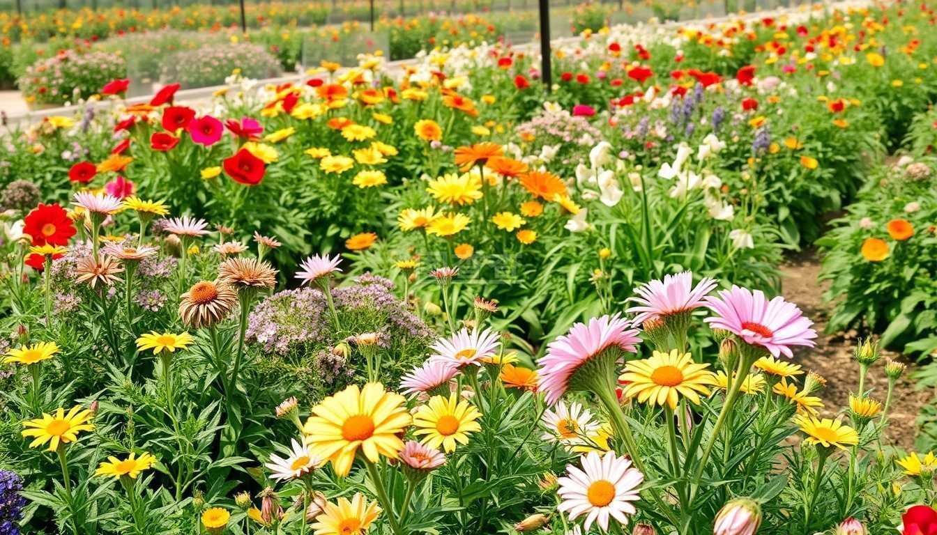花卉種植園與豆類種植的奇妙融合